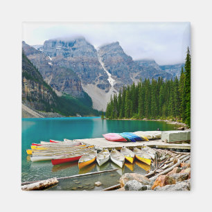 Moraine Sjö Banff National Park Magnet