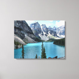 Moraine Sjö, Banff nationalpark Wrapped Canvas