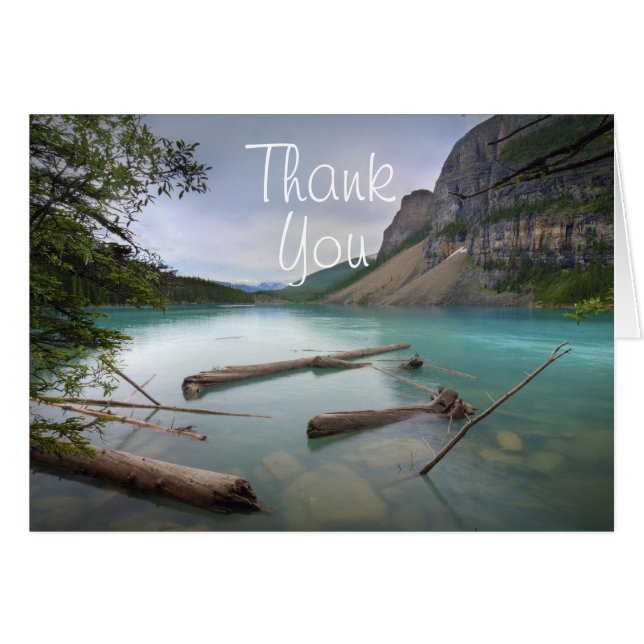 Moraine Sjö Kanada Hälsningskort (Framsidan Horizontal)