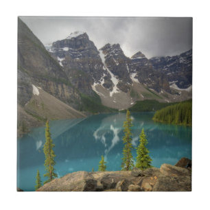 Moraine Sjö Kanada Kakelplatta