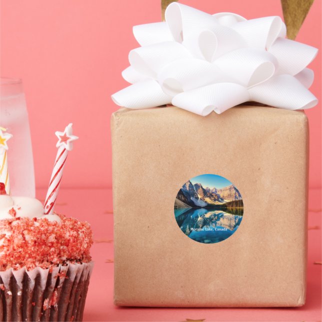 Moraine Sjö, Kanada Runt Klistermärke (Fest)