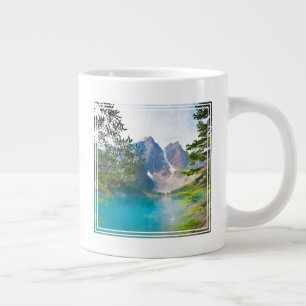 Moraine Sjö och de tio topparnas dal Jumbo Mugg
