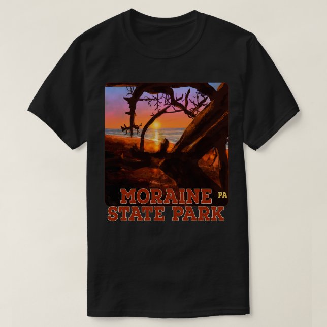 Moraine State Park Pennsylvania T Shirt (Design framsida)
