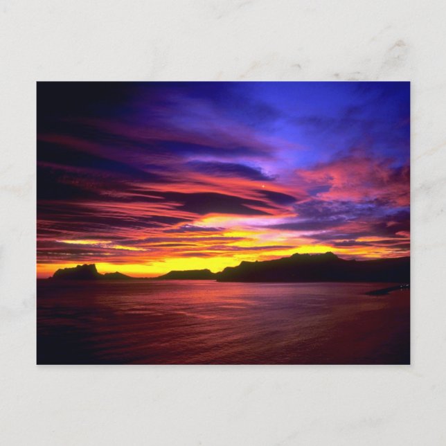 Moraira Harbour, Costa Blanca, Spanien Vykort (Framsida)