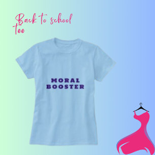 Moral Booster Typography Ord Kvinnors T-shirt