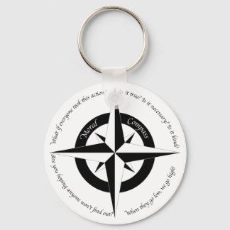 Moral Compass Keychain Nyckelring