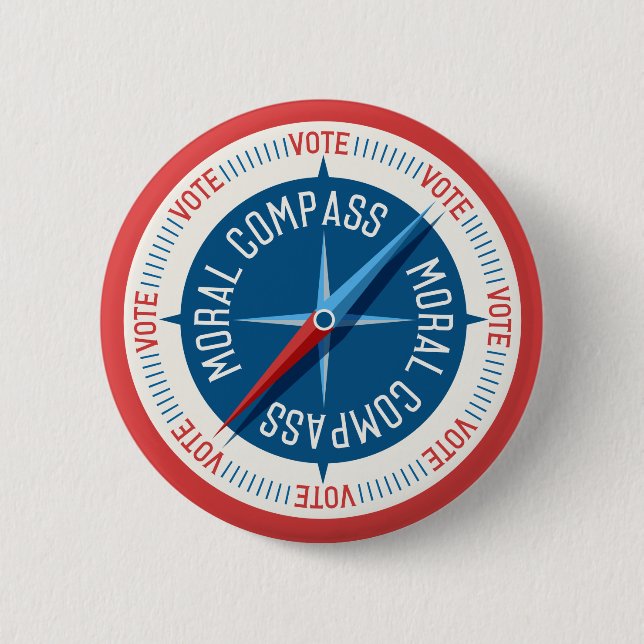 Moral Compass-knapp Knapp (Framsida)