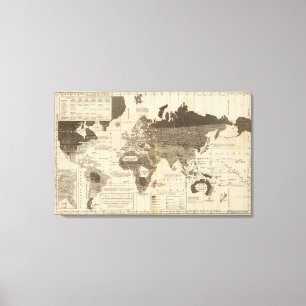 Moral, den politiska världen canvastryck