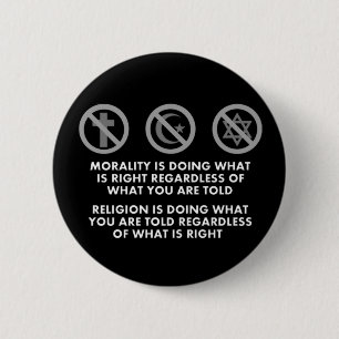 Moral och religion knapp