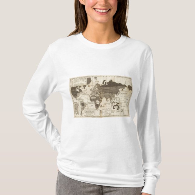 Moral politisk värld tee shirt (Framsida)