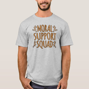 Moral Support Squad halv Marathon-Springer som kö T Shirt