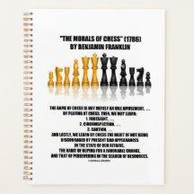 Moraler på Chess Benjamin Franklin Reflective Ches