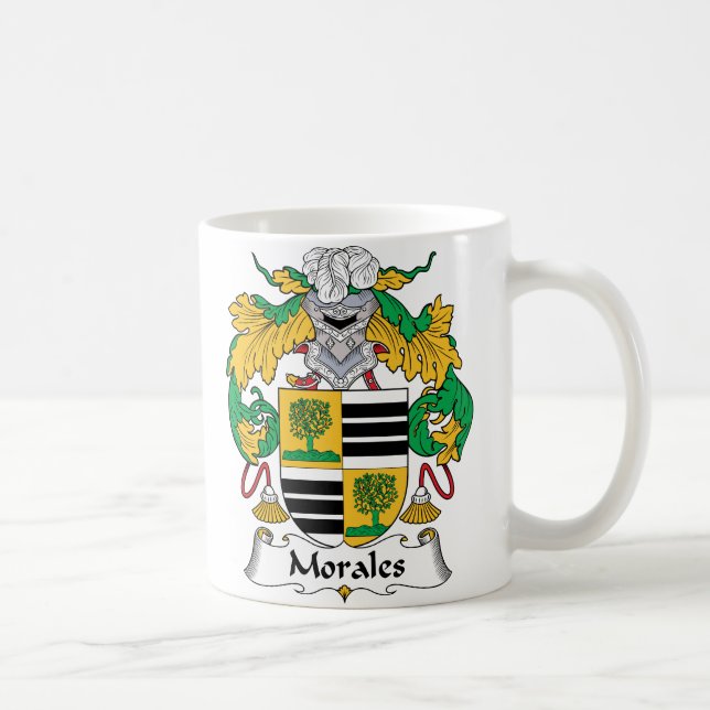 Morales familjvapensköld kaffemugg (Höger)