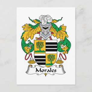 Morales Family Crest Vykort