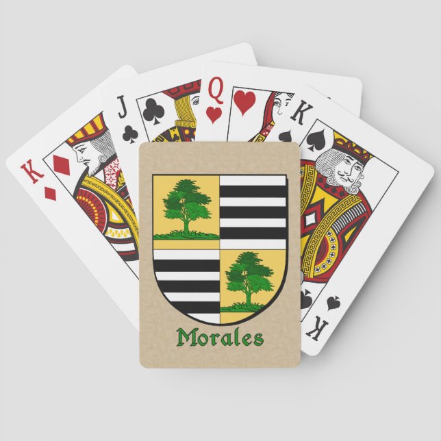 Morales Heraldic Shield Casinokort (Baksidan)
