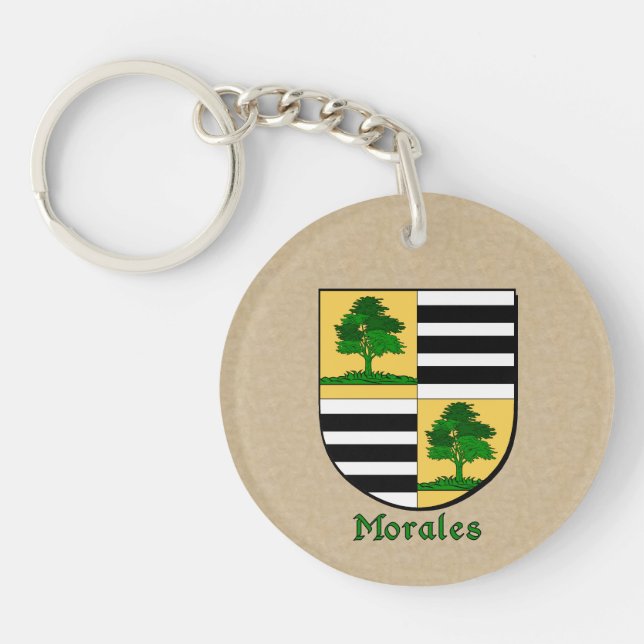 Morales Historical Shield och Spanska Flagga (Framsidan)