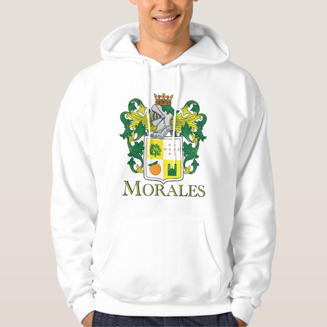 Morales vapensköld Hoody Munkjacka (Framsida)
