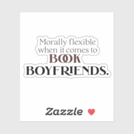 Moraliskt flexibel när det gäller vänner till Bok Klistermärken