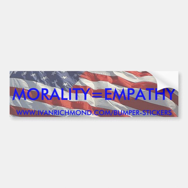 Morality=Empathy bildekal (Framsidan)