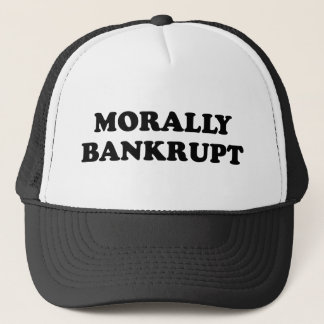 MORALLY BANKRUTTT lock Truckerkeps