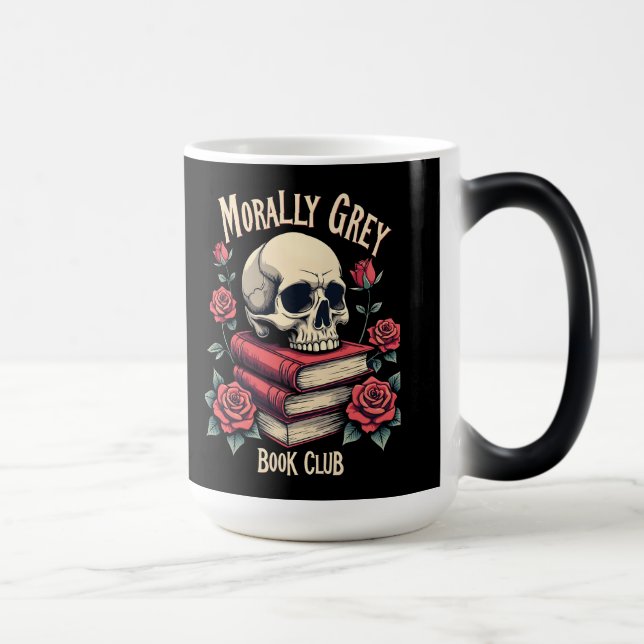 Morally Grått Merch Mörk Romantik Romantasy Smut Magisk Mugg (Höger)