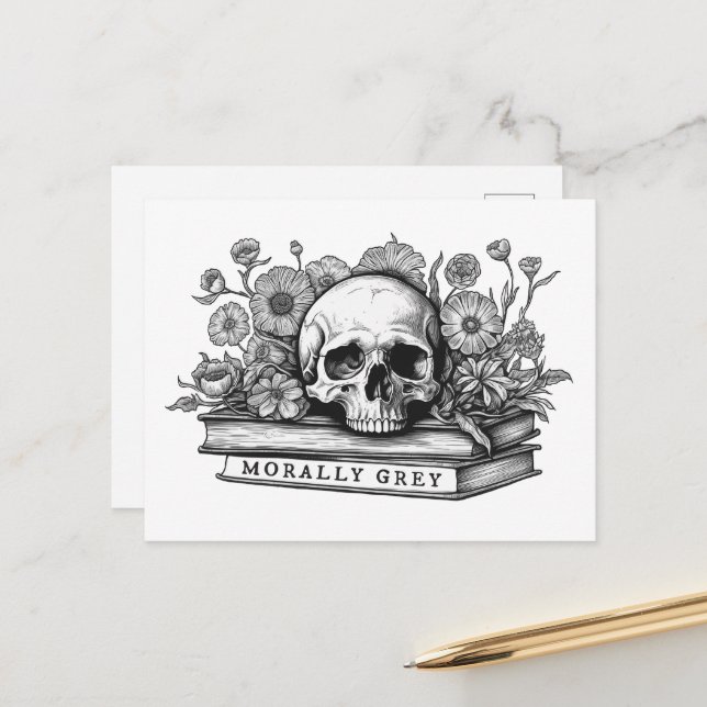 Morally grått romantik bokar vykort (Fram/Back In Situ)