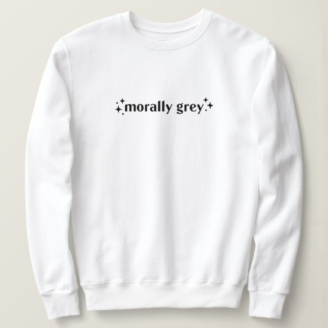 Morally grått t shirt (Design framsida)