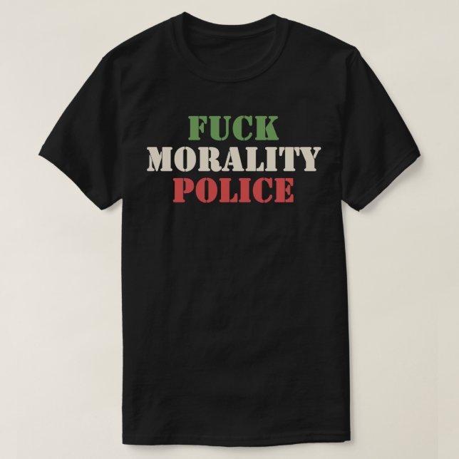 Moralspolis 3 t shirt (Design framsida)