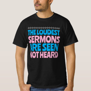 Moralt beteende kontra kristen sermon t shirt