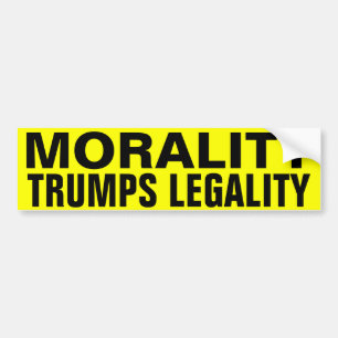 MoraltrumfLegality Bildekal