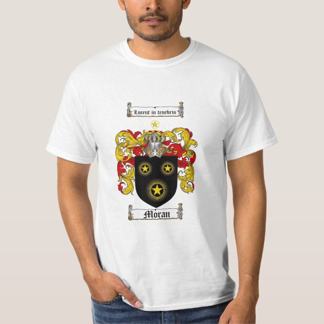 Moran familjvapensköld - Moran vapensköld Tee Shirt (Framsida)