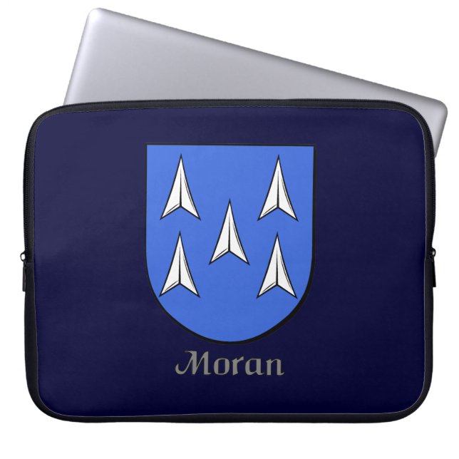 Moran Family Shield Electronics Bag Laptop Sleeve (Framsidan)