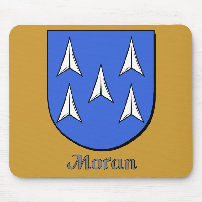 Moran Family Shield Mousepad Musmatta (Framsidan)