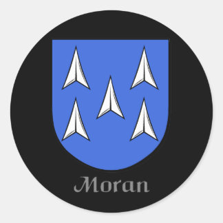 Moran Family Shield Stickers Runt Klistermärke
