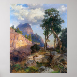 Moran - Mountain Lion In Grand Canyon Poster