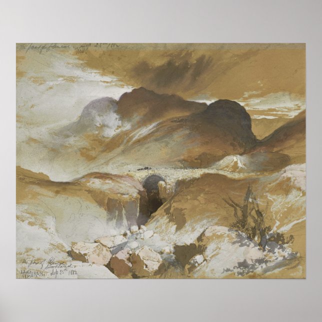 Moran - passet Glencoe Scotland Poster (Framsidan)