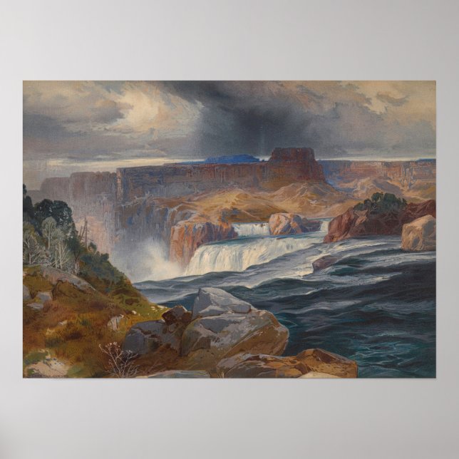 Moran - Shoshone Falls Idaho Poster (Framsidan)
