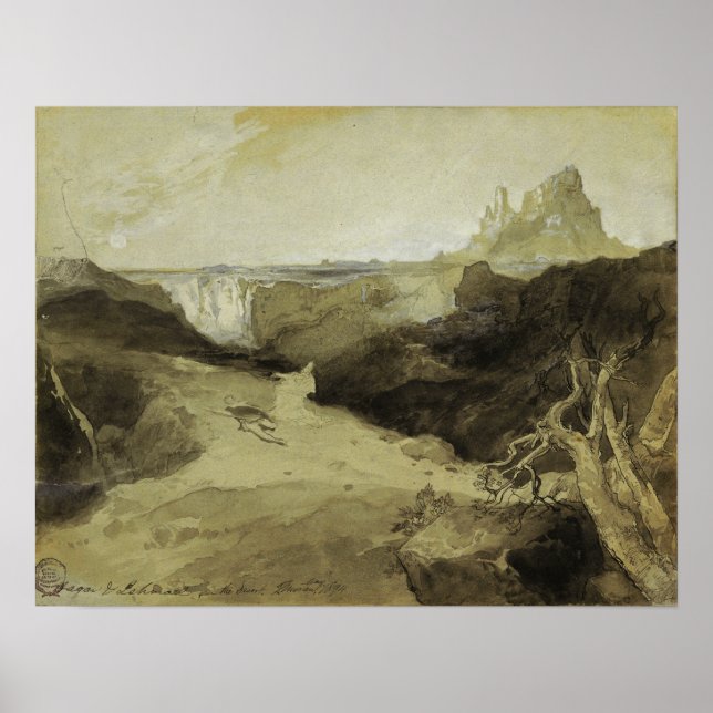 Moran - Studie, Hagar och Ishmael i öknen 18.. Poster (Framsidan)