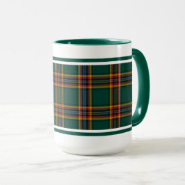Moran Tartan Forest Grönt Irish Play Mugg