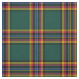 Moran Tartan Forest Grönt Irish Play Tyg