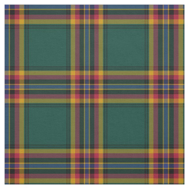 Moran Tartan Forest Grönt Irish Play Tyg (Provkarta)