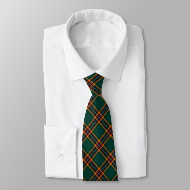 Moran Tartan Forest Grönt Play Slips (Bunden)