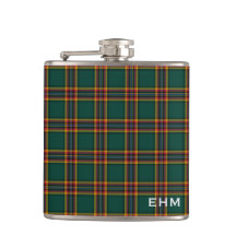 Moran Tartan Monogram Mörk grönt Play