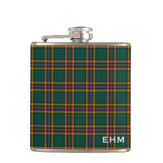 Moran Tartan Monogram Mörk grönt Play Fickplunta