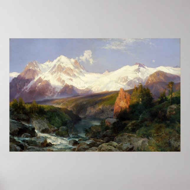 Moran - Tetonbergen Poster (Framsidan)