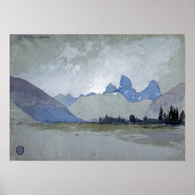 Moran - Tetons Idaho 1879 Poster (Framsidan)