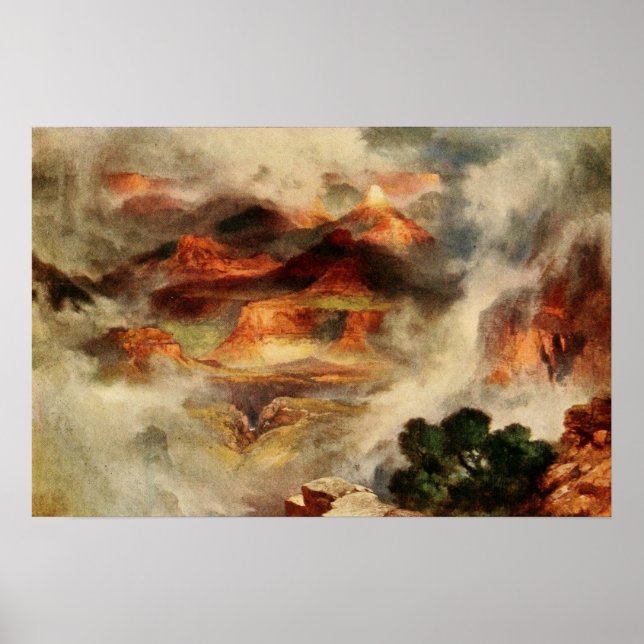 Moran - Yellowstone Park Poster (Framsidan)