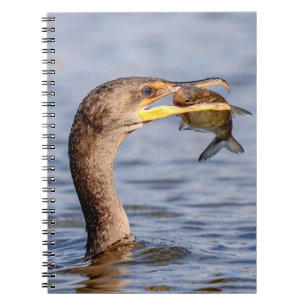 Morant med fisk anteckningsbok med spiral