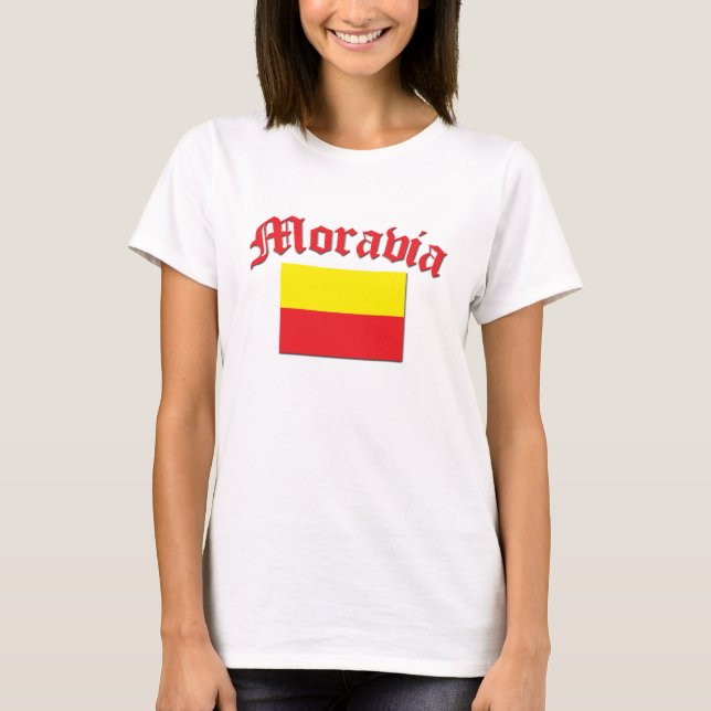 Moravia flagga 1 tee (Framsida)