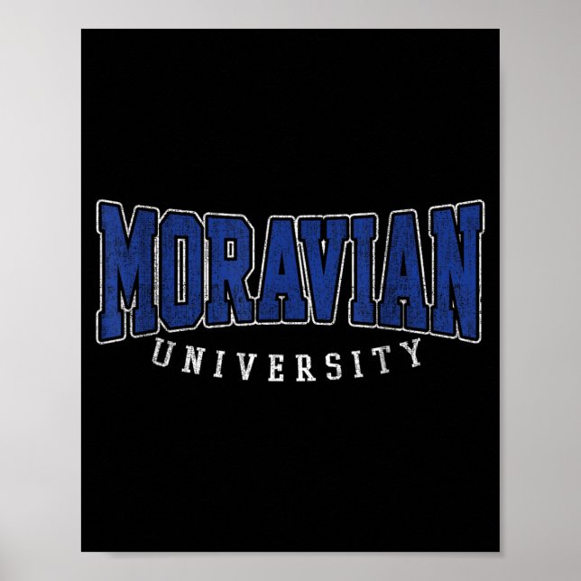 Moravian of Technology Arch Retro for Men Women Poster (Framsidan)